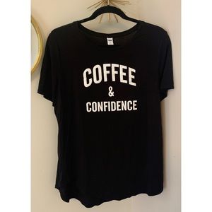 Old Navy | Coffee and Confidence Soft Tee | Size L